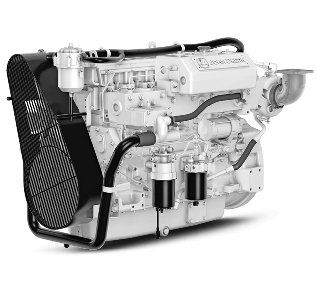 Remanufactured John Deere 6068AFM85 Marine Propulsion Diesel Engine